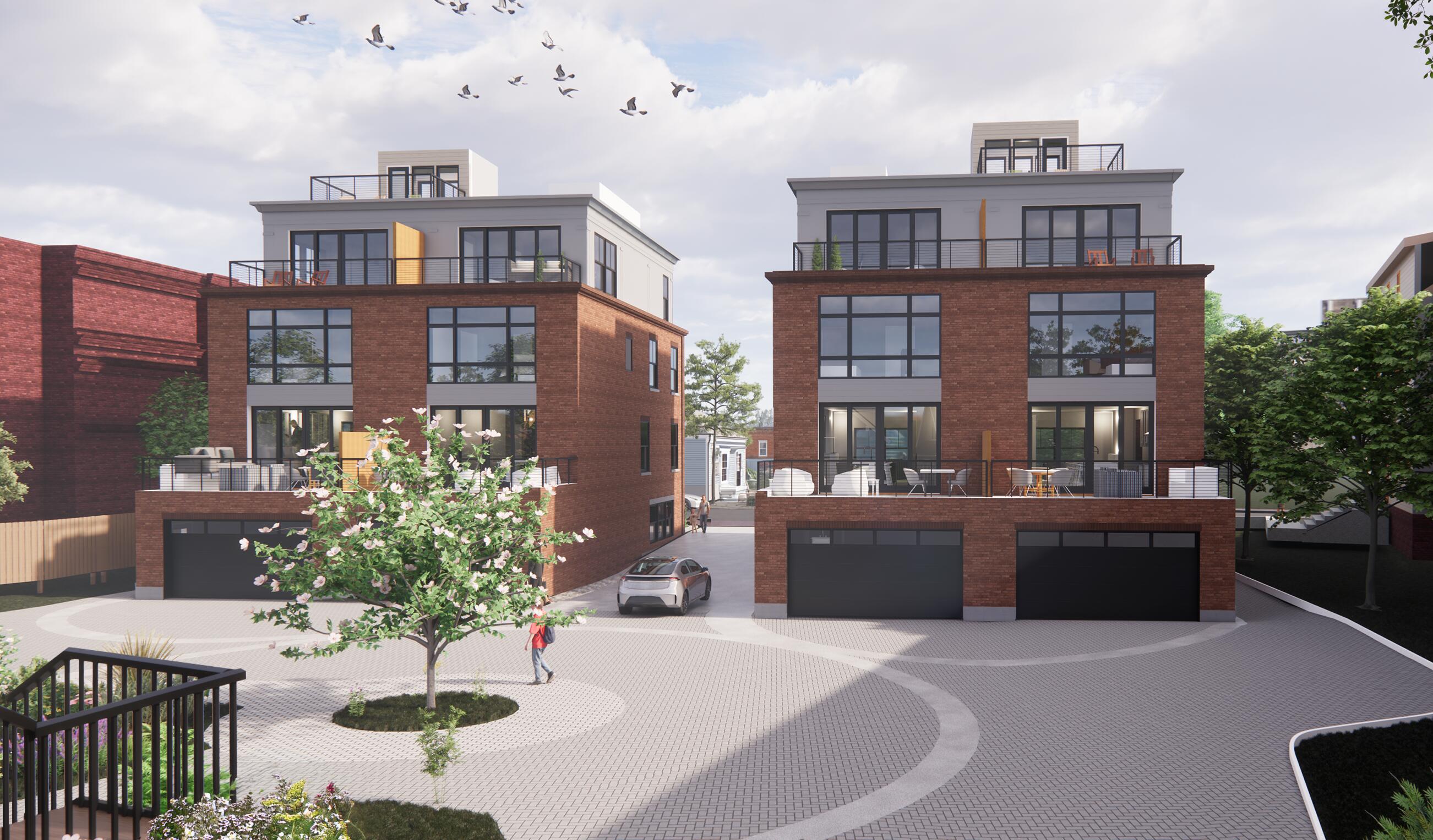 55 Carleton Street, Unit A Portland, ME 04102 - Photo 7 of 14 19 West - Back of Townhouses 05.21.24 (1