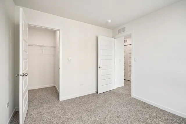 an empty room with window