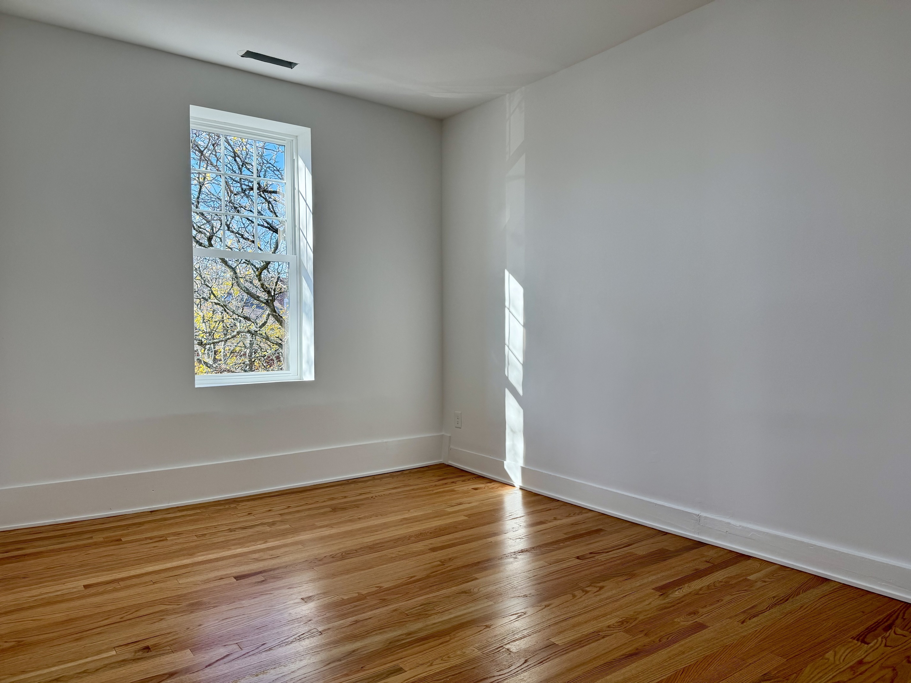 177 Chestnut Street, Unit 1L New Haven, CT 06511 - Photo 9 of 12 a view of an empty room with wooden floor and a window