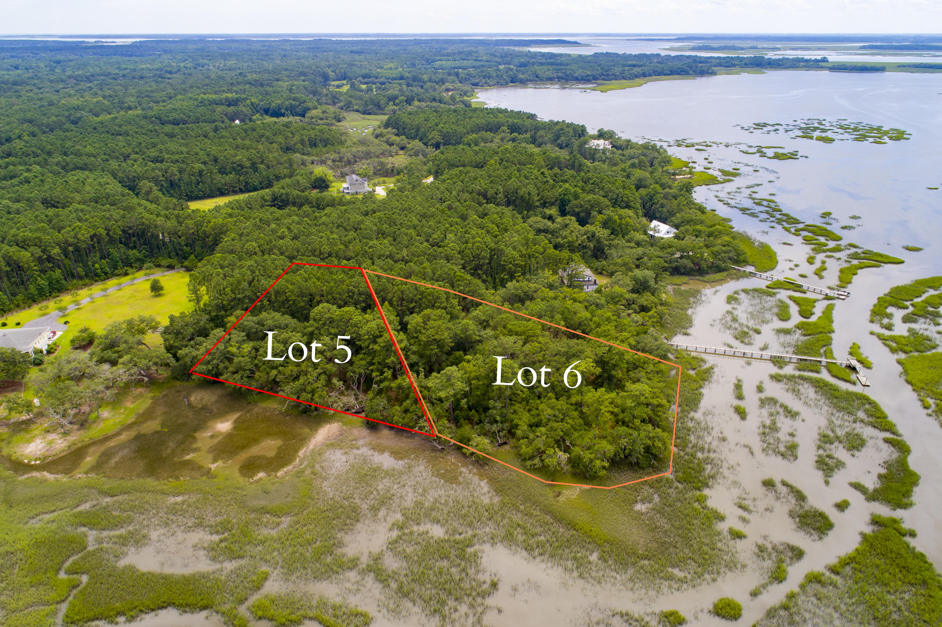 6 Polly Point Road Wadmalaw Island, SC 29487 - Photo 1 of 28 PollyPointRoadLots-KeenEyeMarketing-53