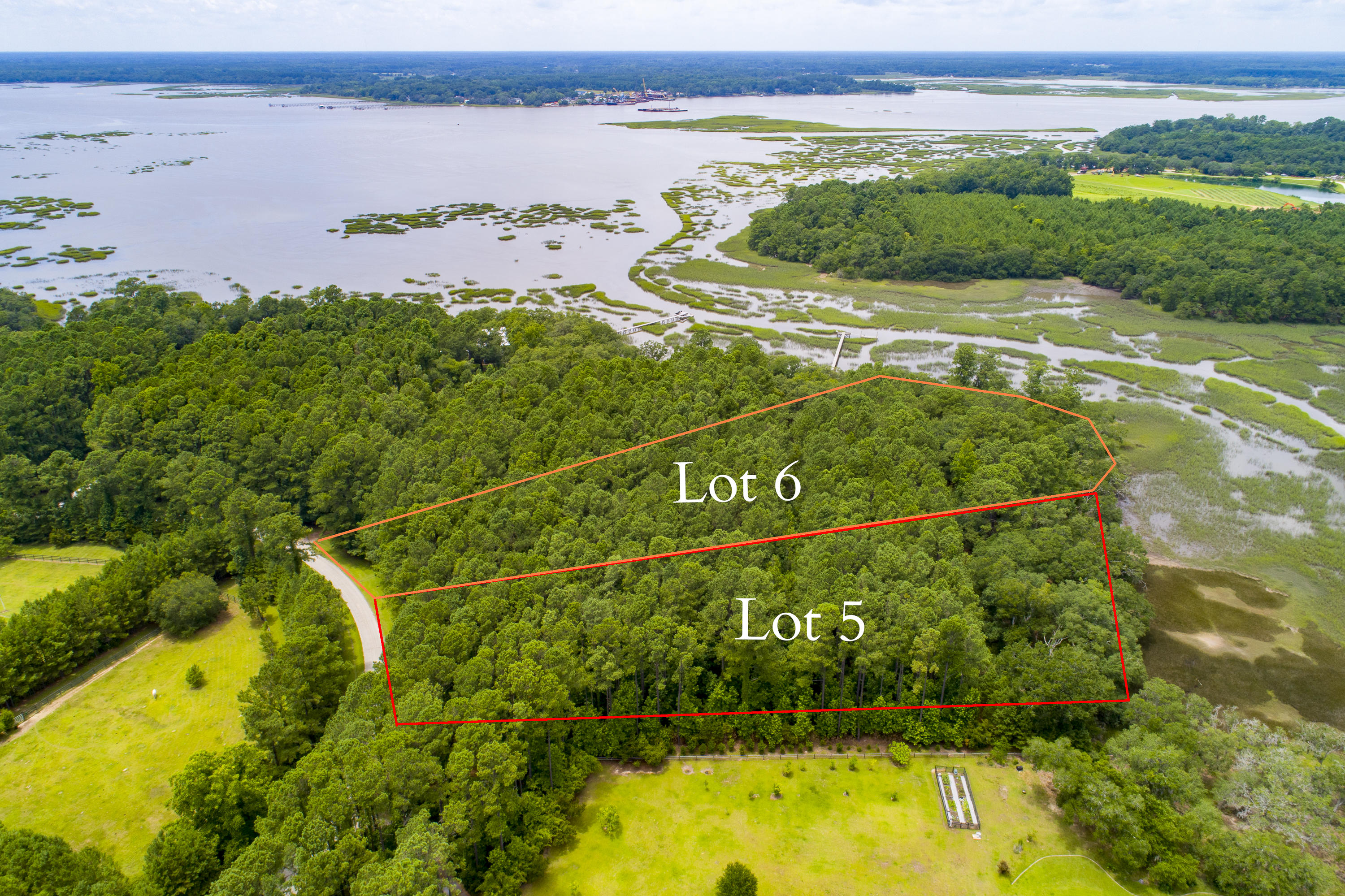 6 Polly Point Road Wadmalaw Island, SC 29487 - Photo 2 of 28 PollyPointRoadLots-KeenEyeMarketing-55