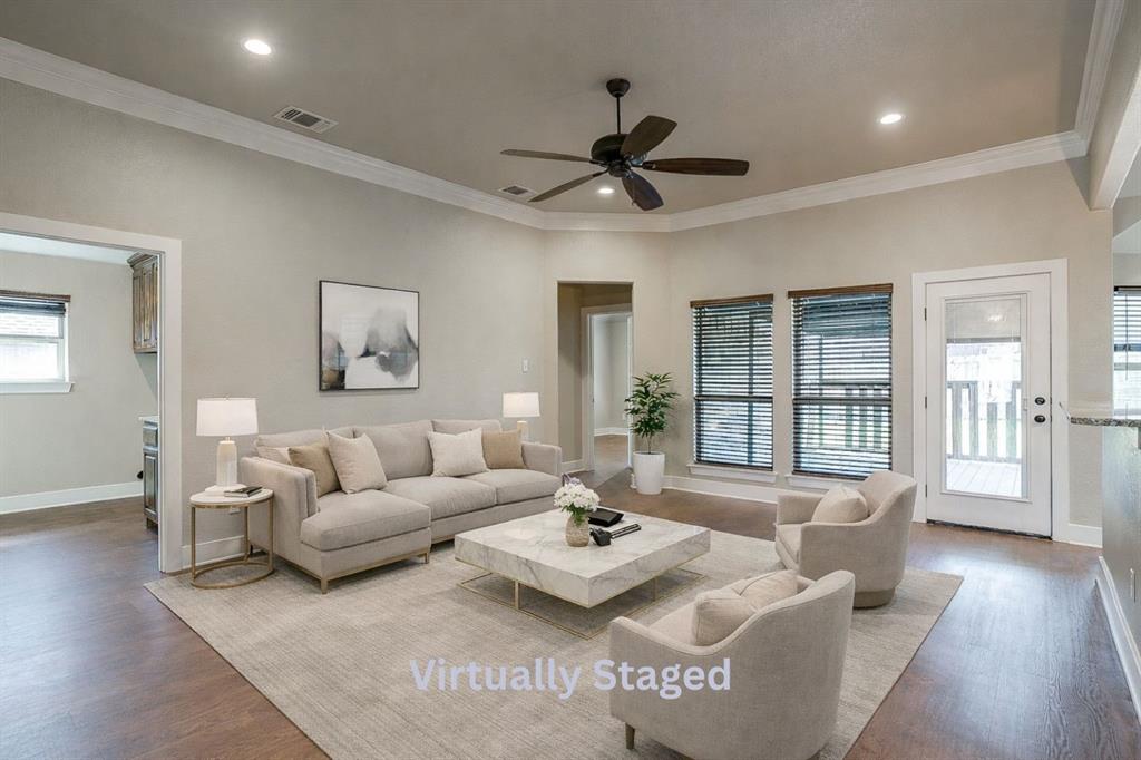110 Hummingbird Drive Weatherford, TX 76085 - Photo 5 of 38 a living room with furniture and a large window