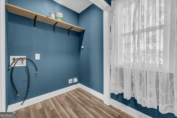 a view of a walk in closet