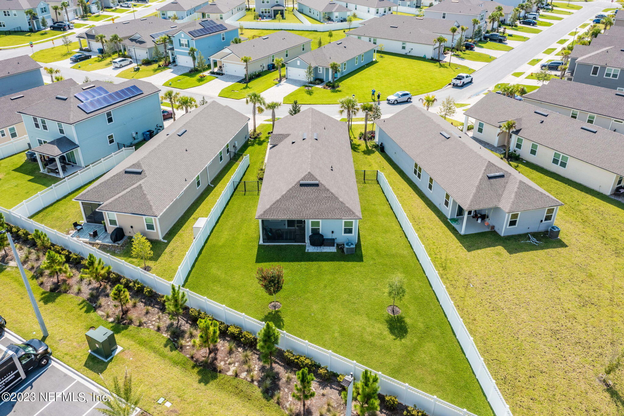 62 Thistleton Way Street St. Augustine, FL 32092 - Photo 22 of 29 an aerial view of residential houses with swimming pool