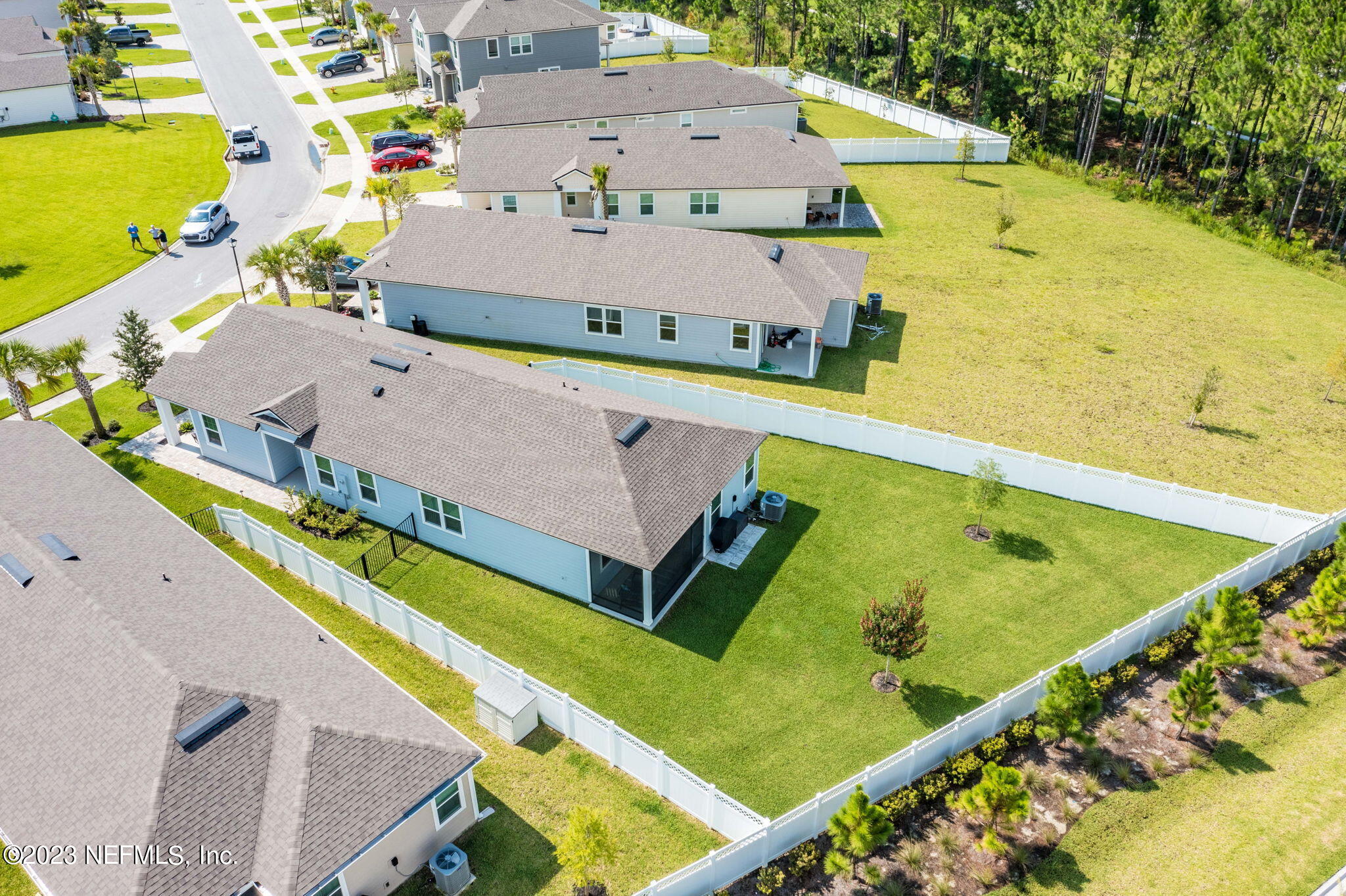 62 Thistleton Way Street St. Augustine, FL 32092 - Photo 23 of 29 an aerial view of a house with a swimming pool