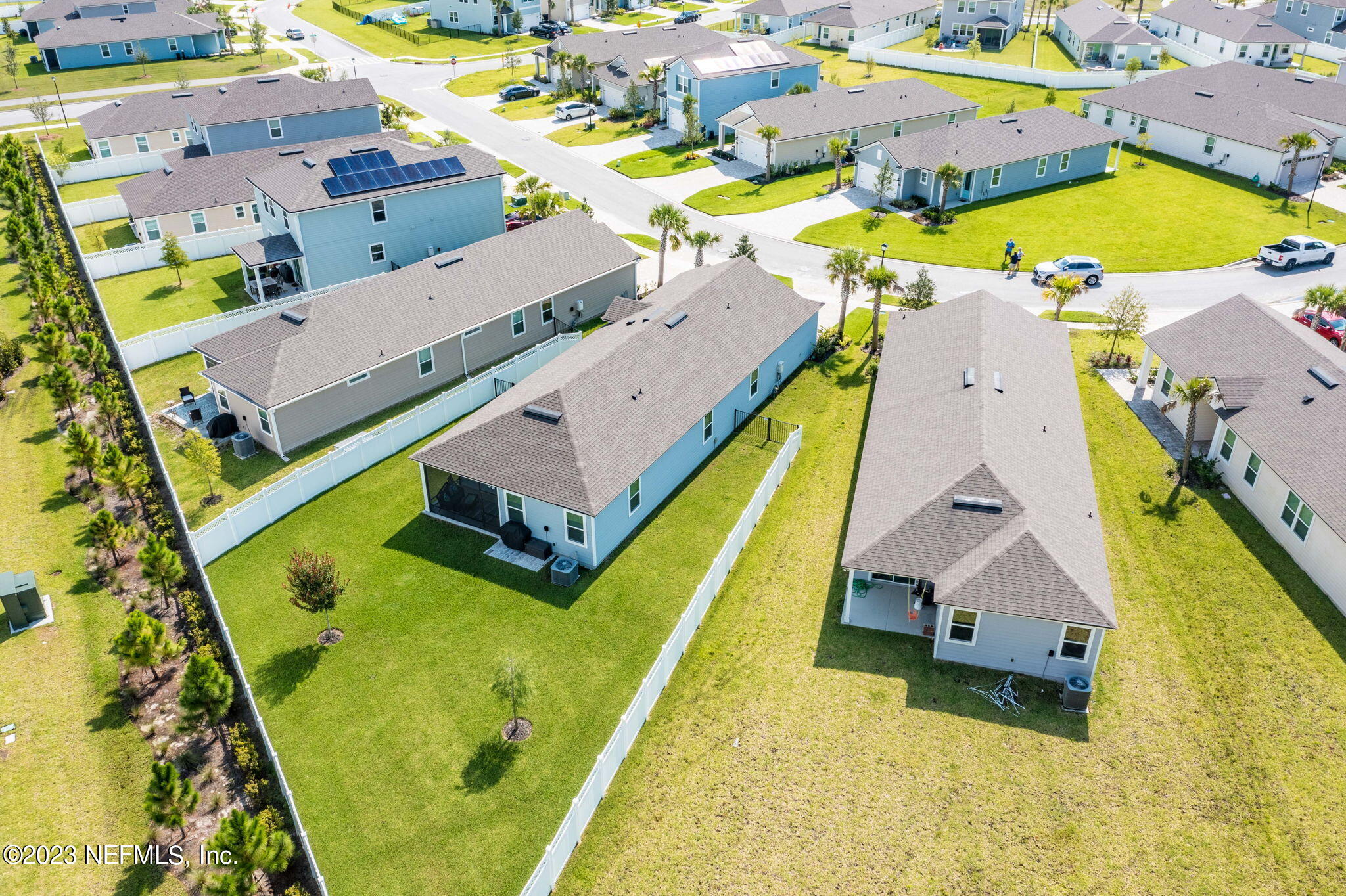 62 Thistleton Way Street St. Augustine, FL 32092 - Photo 24 of 29 an aerial view of residential houses with swimming pool