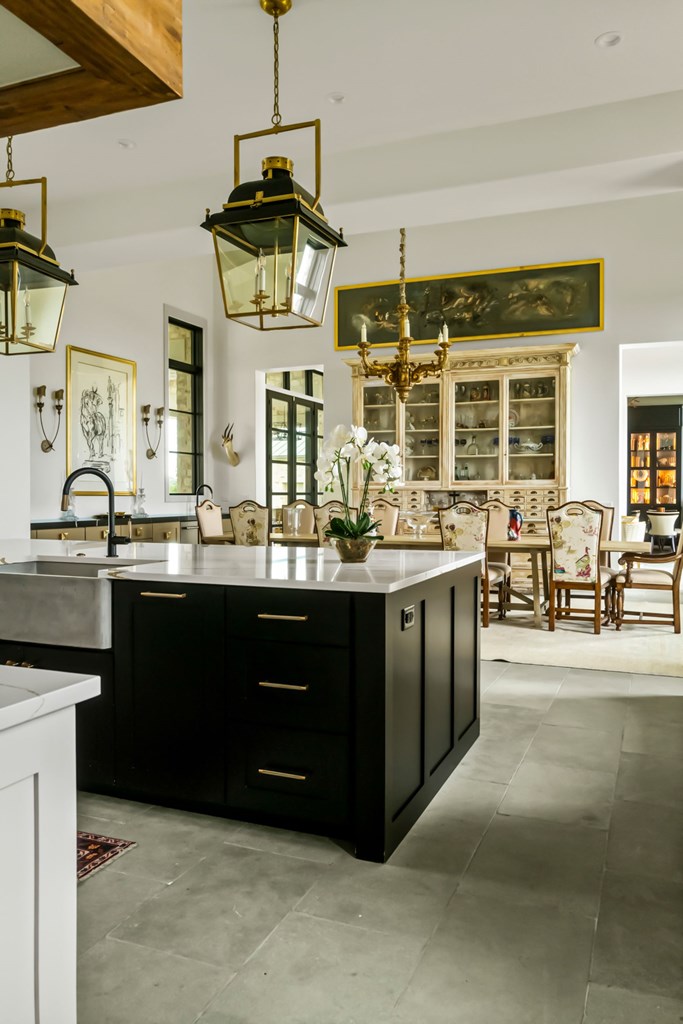 371 Achtzehn Road Fredericksburg, TX 78624 - Photo 18 of 41 a kitchen with stainless steel appliances granite countertop a sink and cabinets