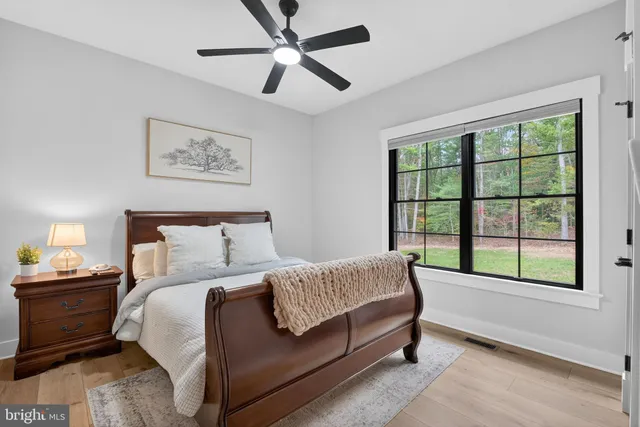 a room with natural light