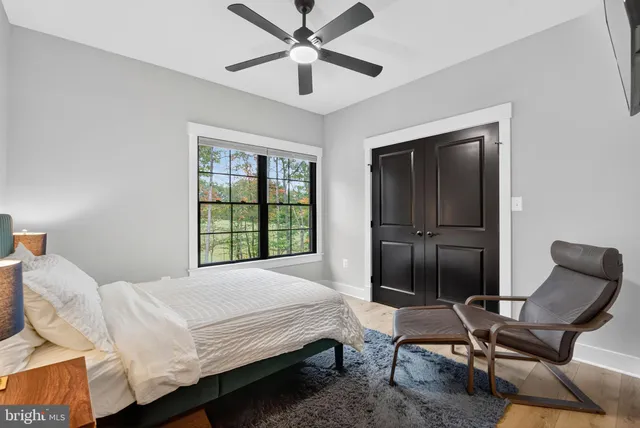 a building outdoor space with patio furniture