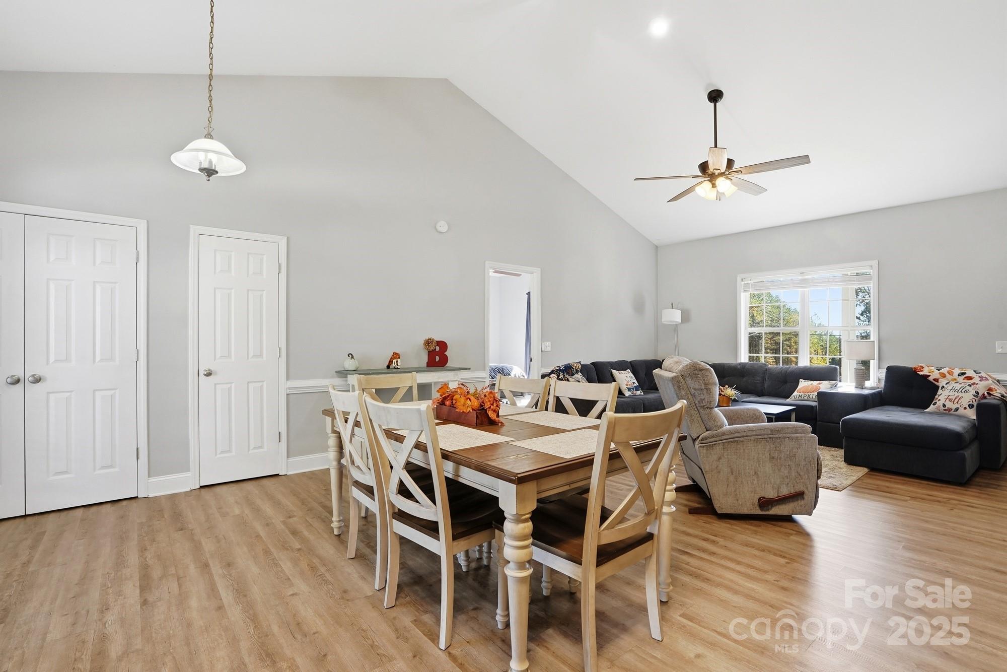 213 Carrie Road Oakboro, NC 28129 - Photo 8 of 40 a view of a livingroom and dining room