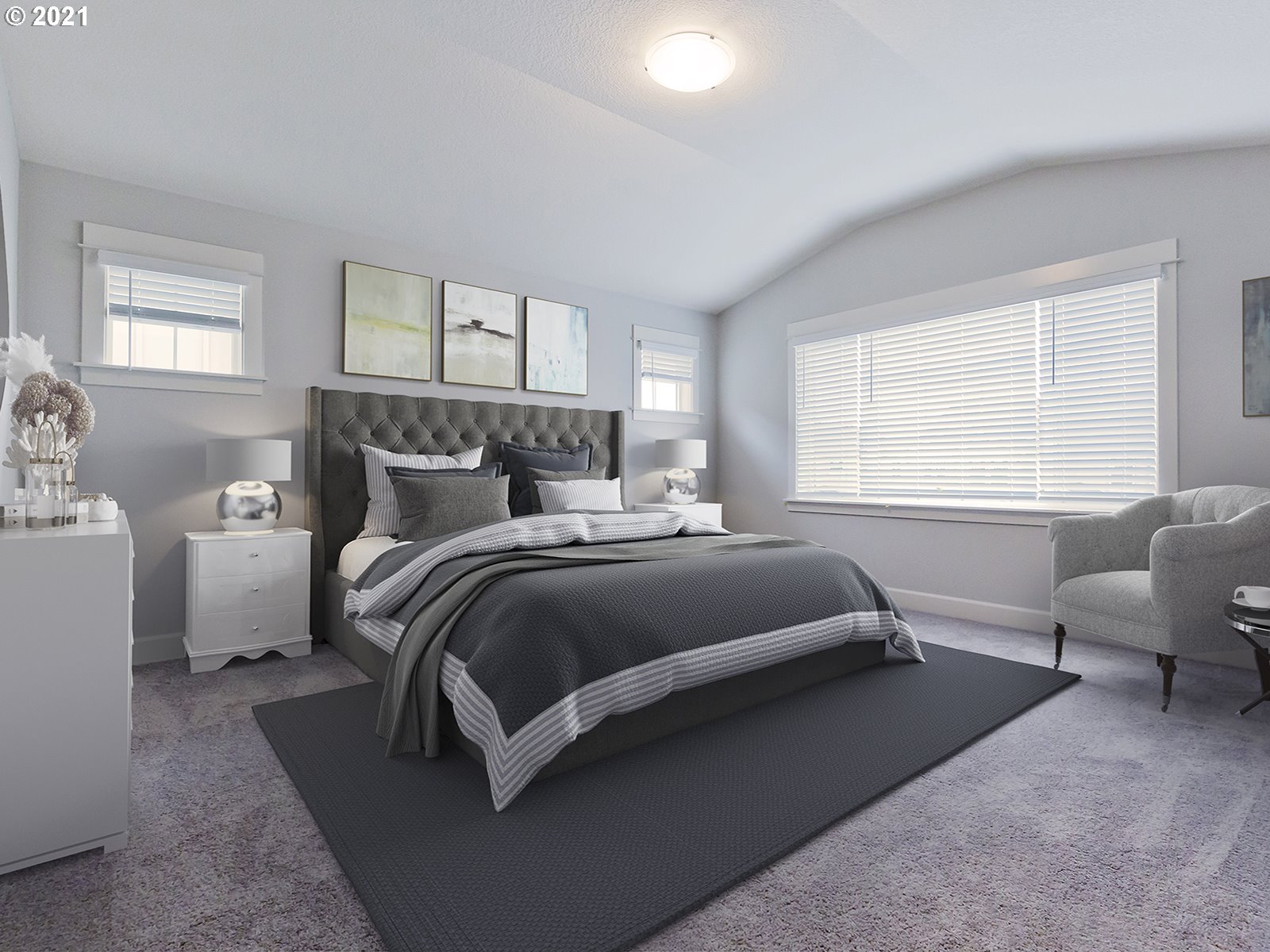 3733 South 42nd Place Ridgefield, WA 98642 - Photo 14 of 23 a bedroom with a bed and a couch