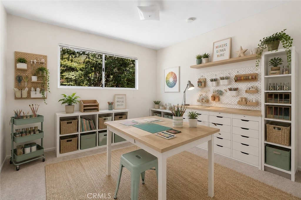 3404 Markridge Road La Crescenta, CA 91214 - Photo 41 of 67 Bedroom #4 staged using AI, showing possibility as playroom