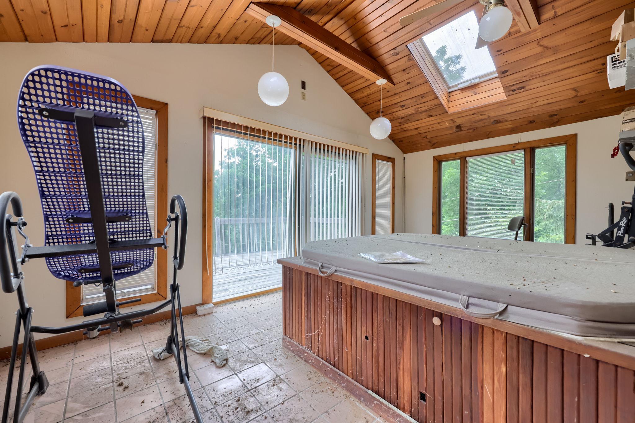 49 Preston Road Reading, PA 19608 - Photo 26 of 42 Spa room w/ skylights