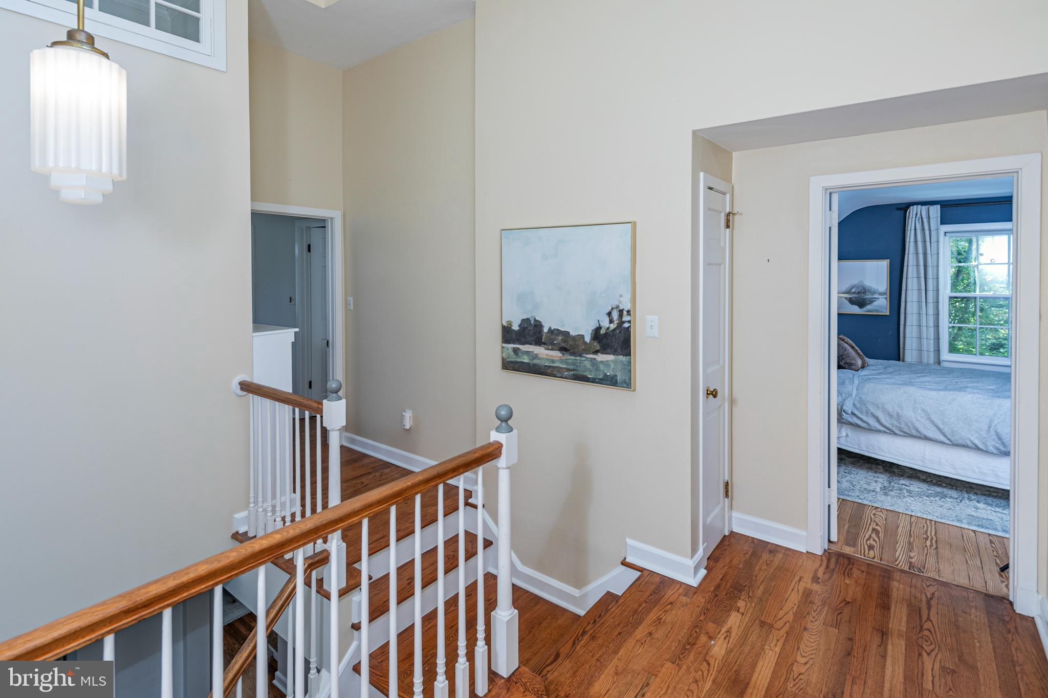 224 King George Road Pennington, NJ 08534 - Photo 31 of 58 a view of a hallway with entryway and bedroom
