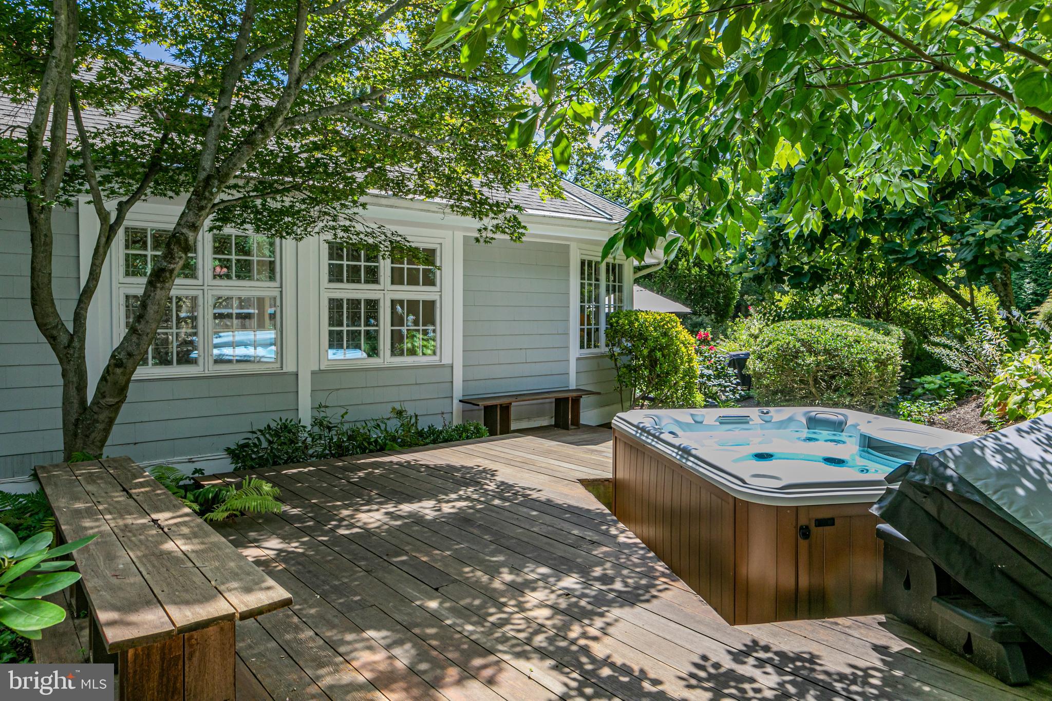 224 King George Road Pennington, NJ 08534 - Photo 44 of 58 a view of a backyard with sitting area