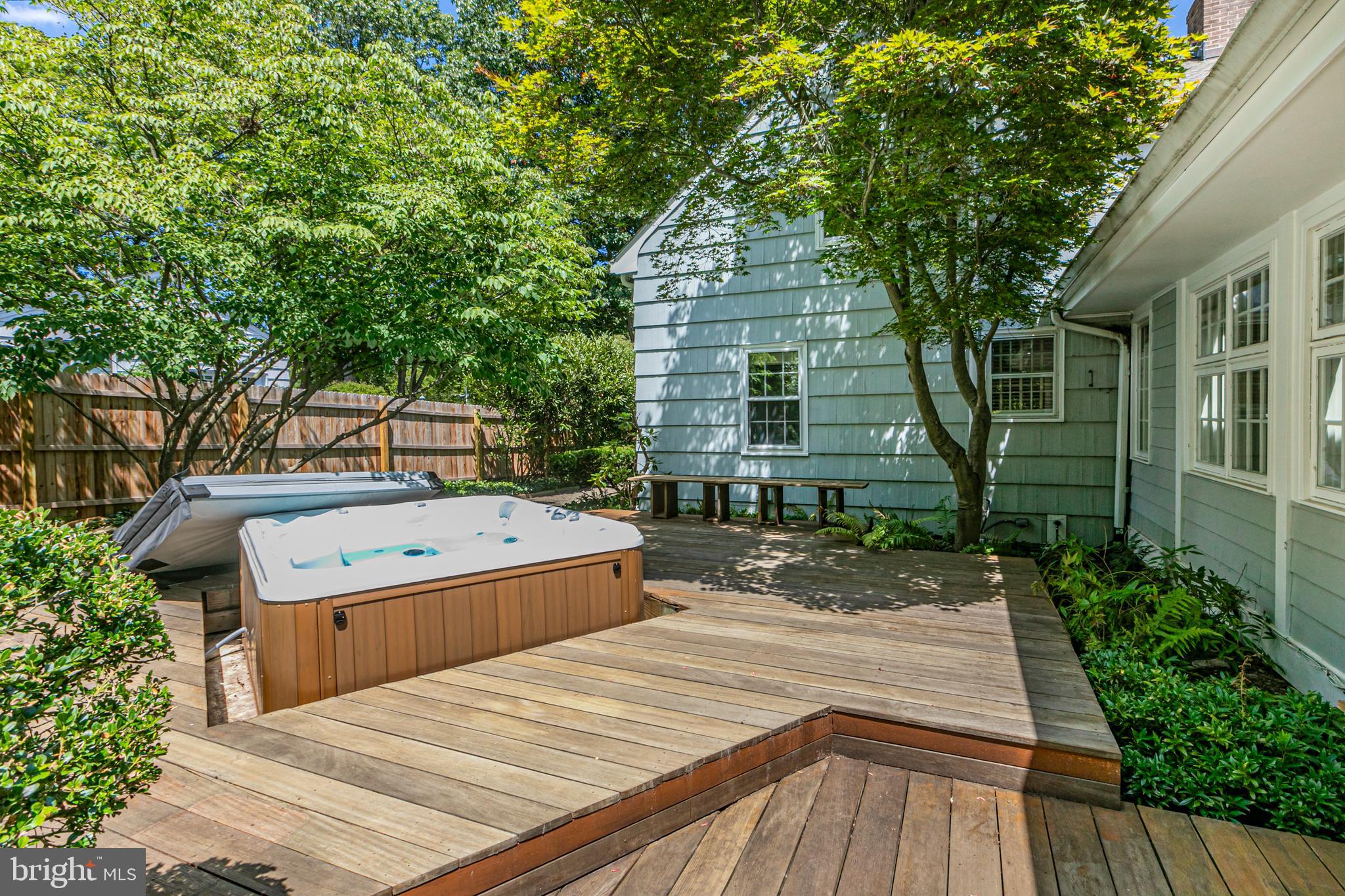 224 King George Road Pennington, NJ 08534 - Photo 46 of 58 a view of a backyard with sitting area