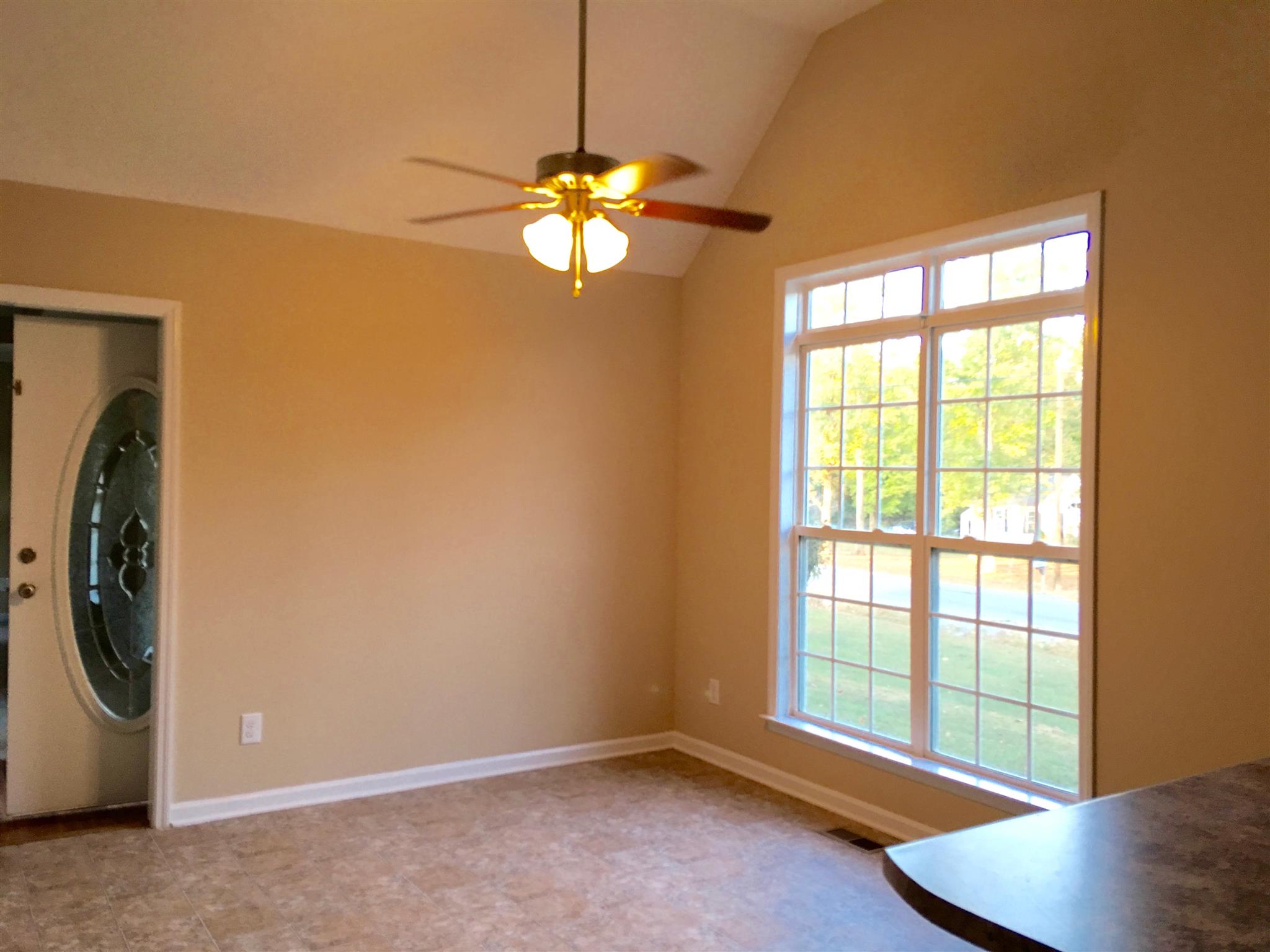 5 Timbers Edge Road Fayetteville, TN 37334 - Photo 8 of 19 Light-filled dining area with vaulted ceiling and fan
