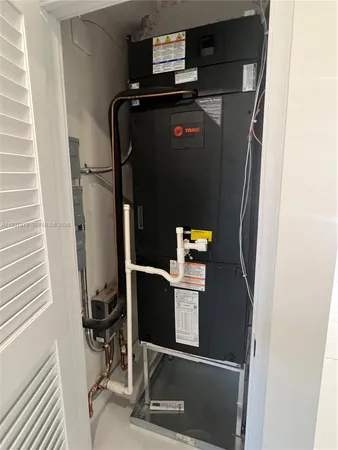 a view of storage and utility room