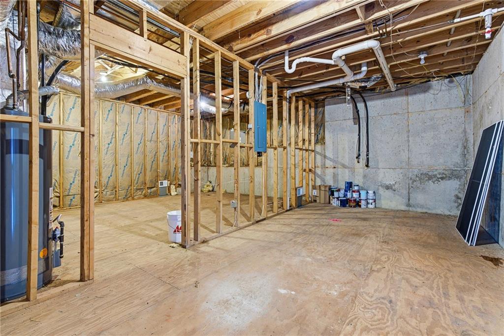 1015 Eagle Ridge Road Dawsonville, GA 30534 - Photo 40 of 64 a view of a room with wooden walls