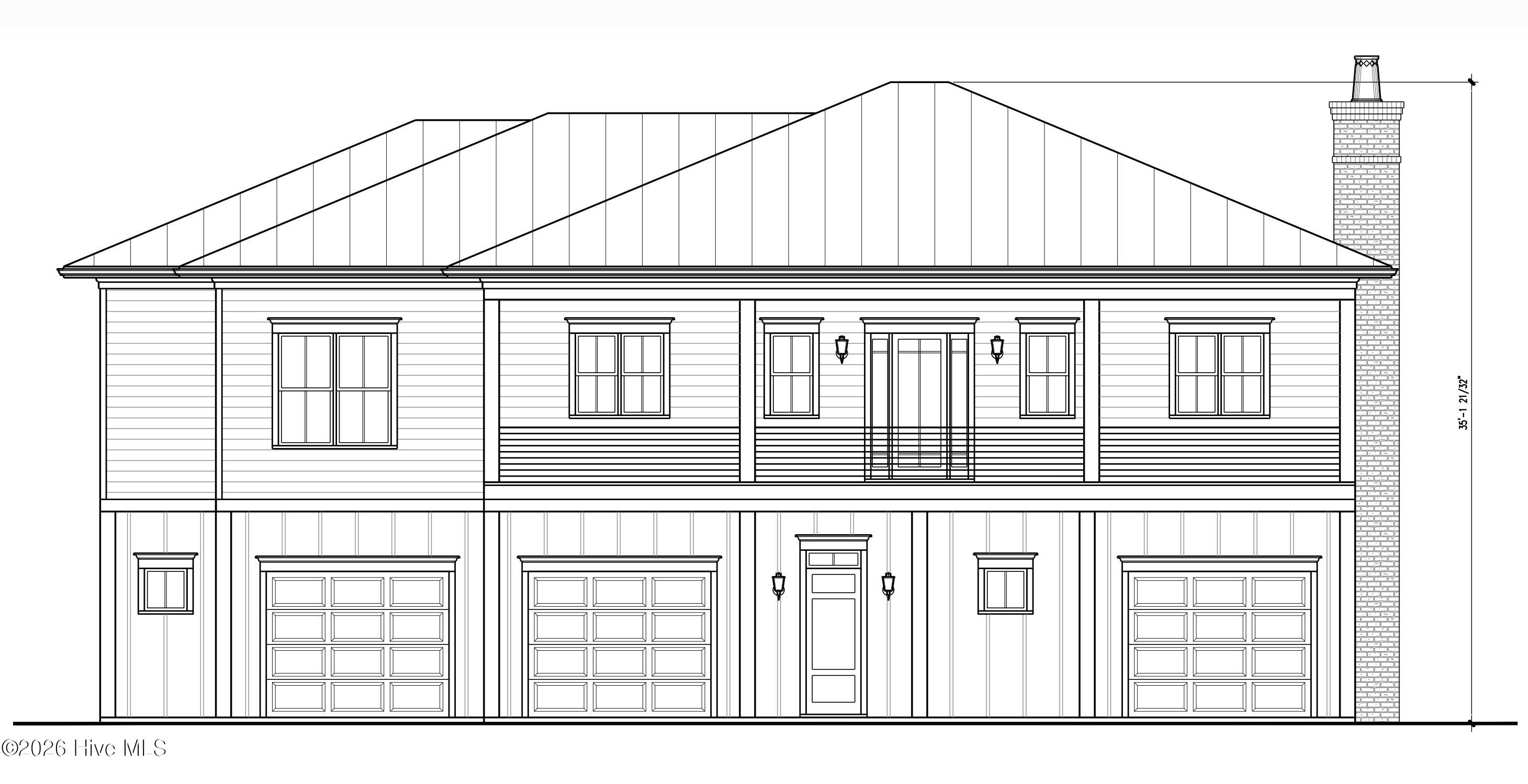 403 Chambers Point Road Belhaven, NC 27810 - Photo 19 of 23 Front Elev for illustration purpose only