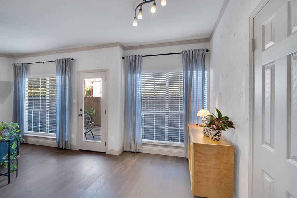 5619 Preston Oaks Road, Unit 802 Dallas, TX 75254 - Photo 12 of 27 a view of front door with wooden floor