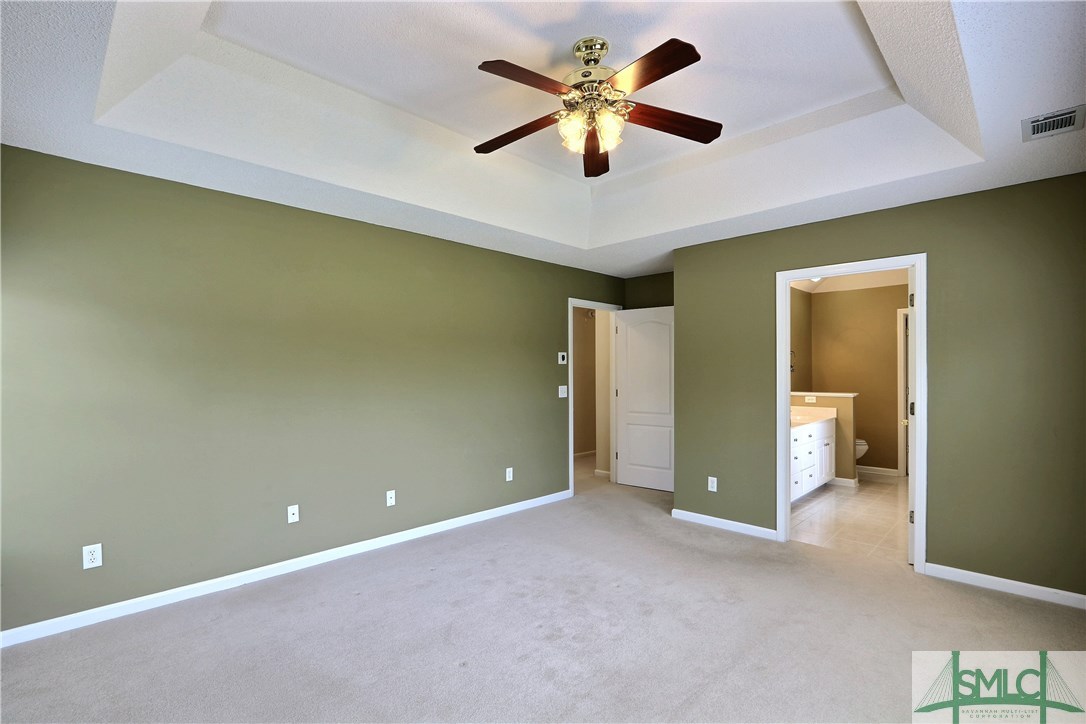 212 Walthour Drive Rincon, GA 31326 - Photo 13 of 30 Spacious Master Bedroom features trey ceiling and