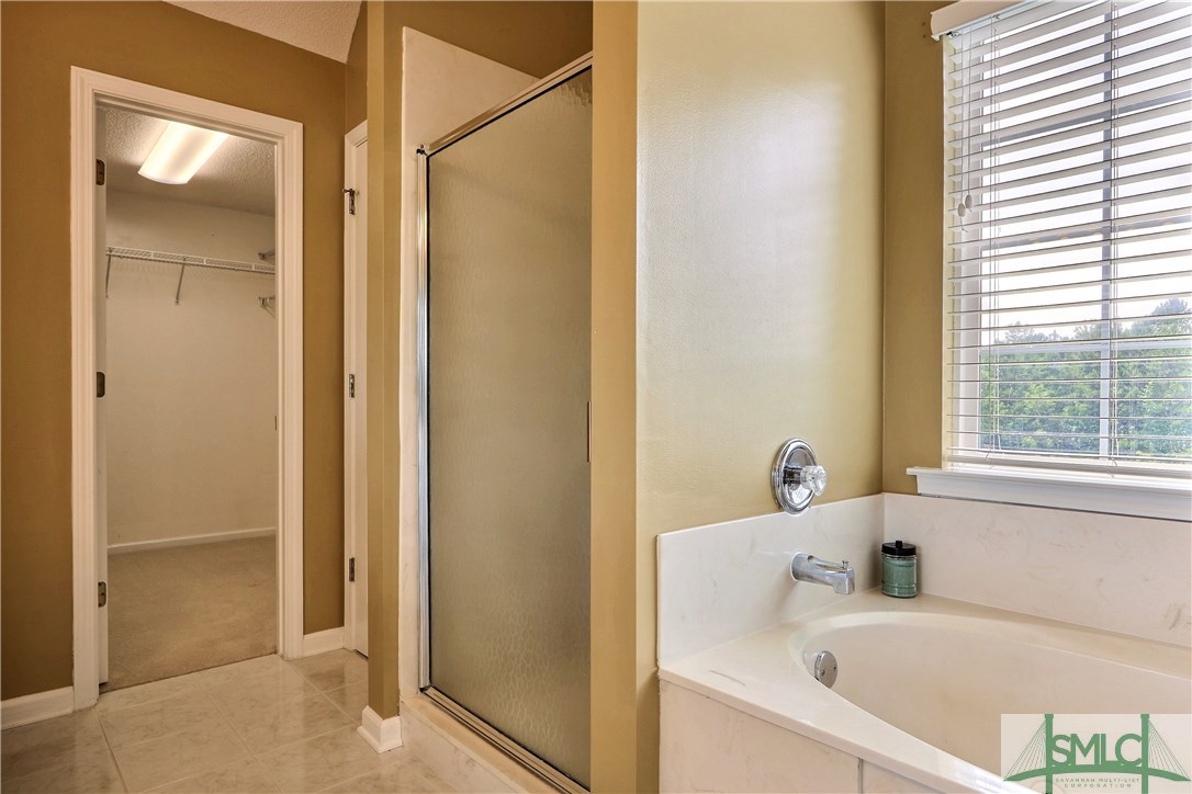212 Walthour Drive Rincon, GA 31326 - Photo 15 of 30 Separate Marble Shower & Jetted Marble Garden Tub,