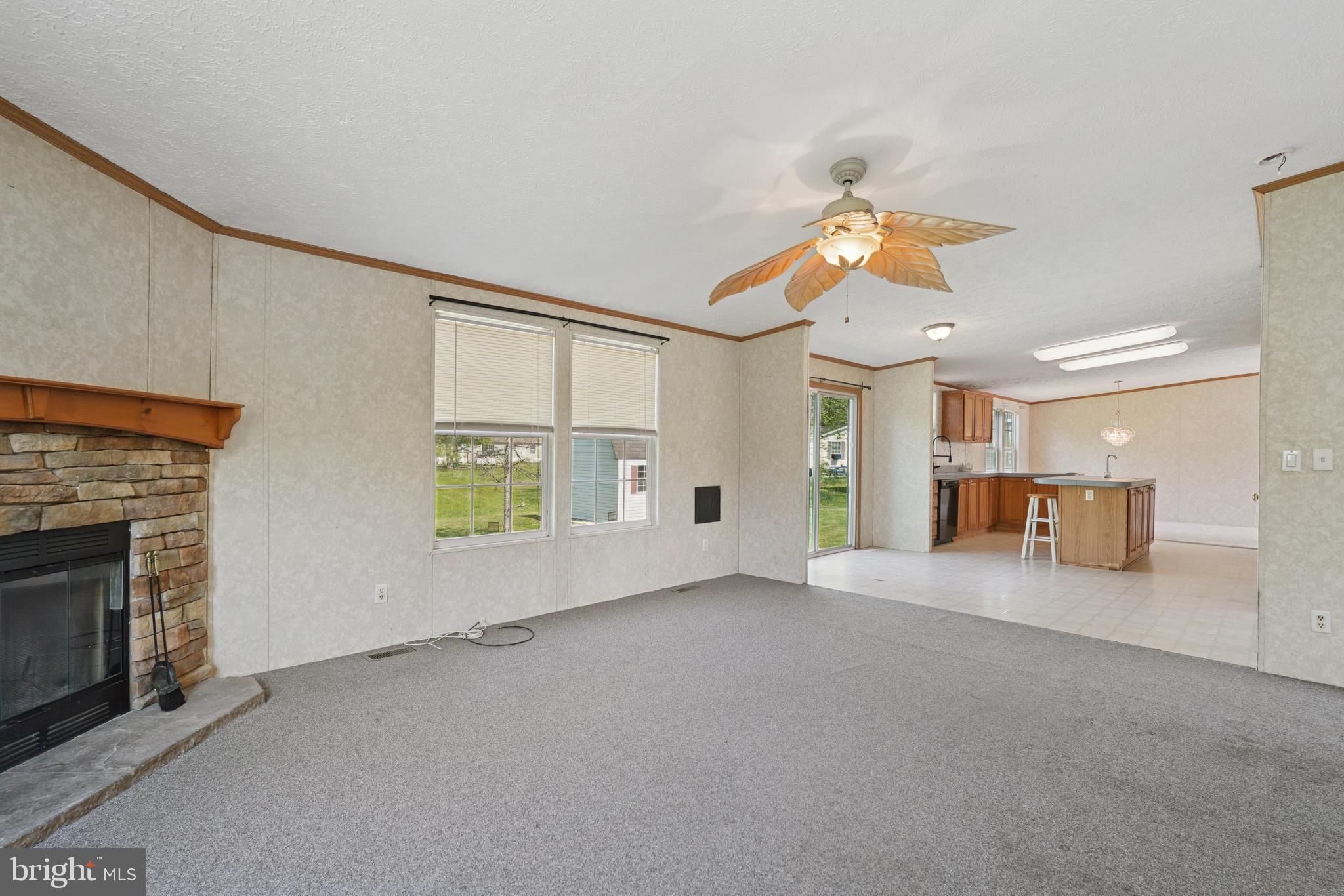 41 North Dragon Drive Bear, DE 19701 - Photo 13 of 30 a view of an empty room with a fireplace and a window