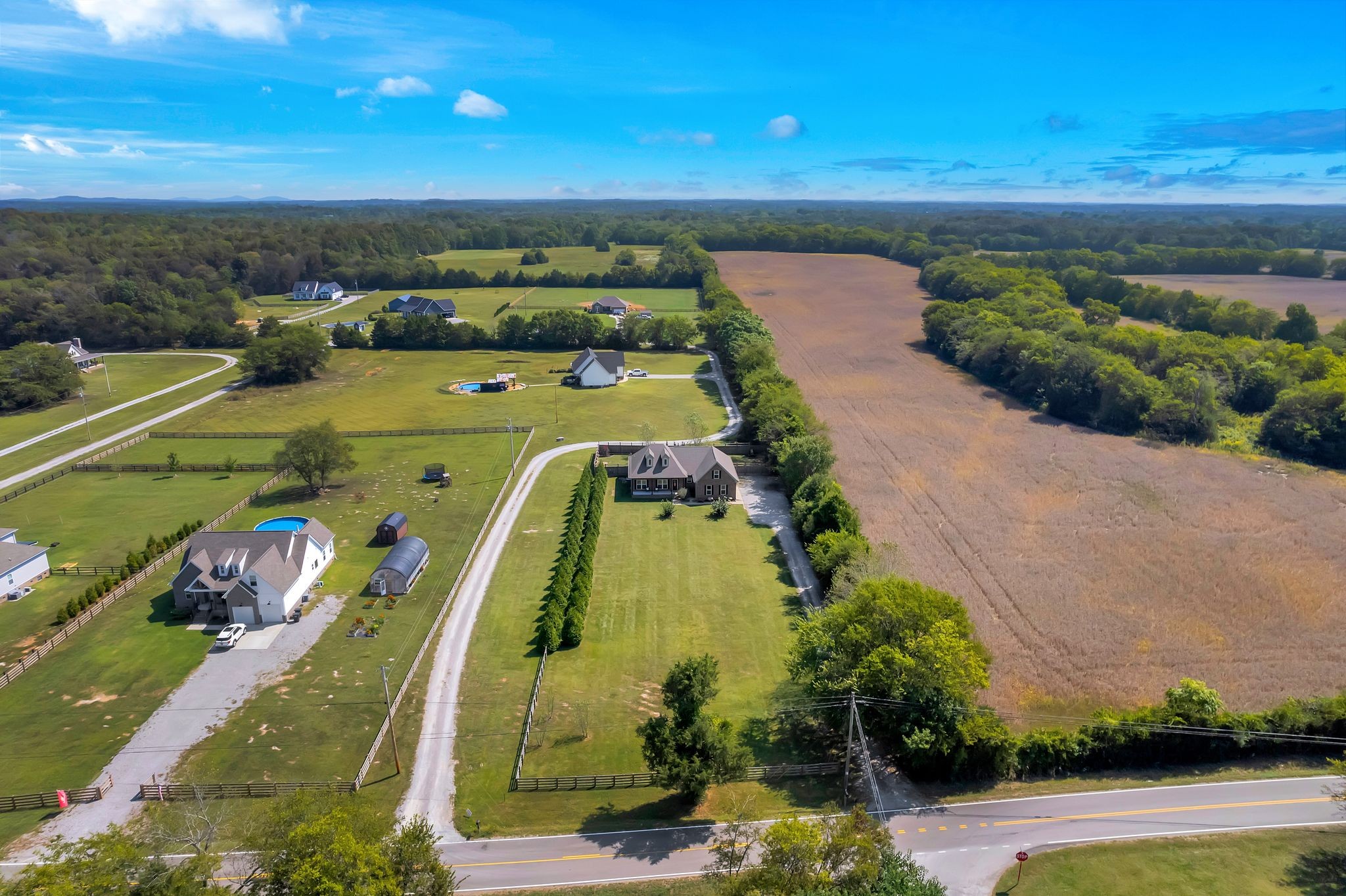 4711 Lunns Store Road Chapel Hill, TN 37034 - Photo 28 of 34 an aerial view of a house with a garden