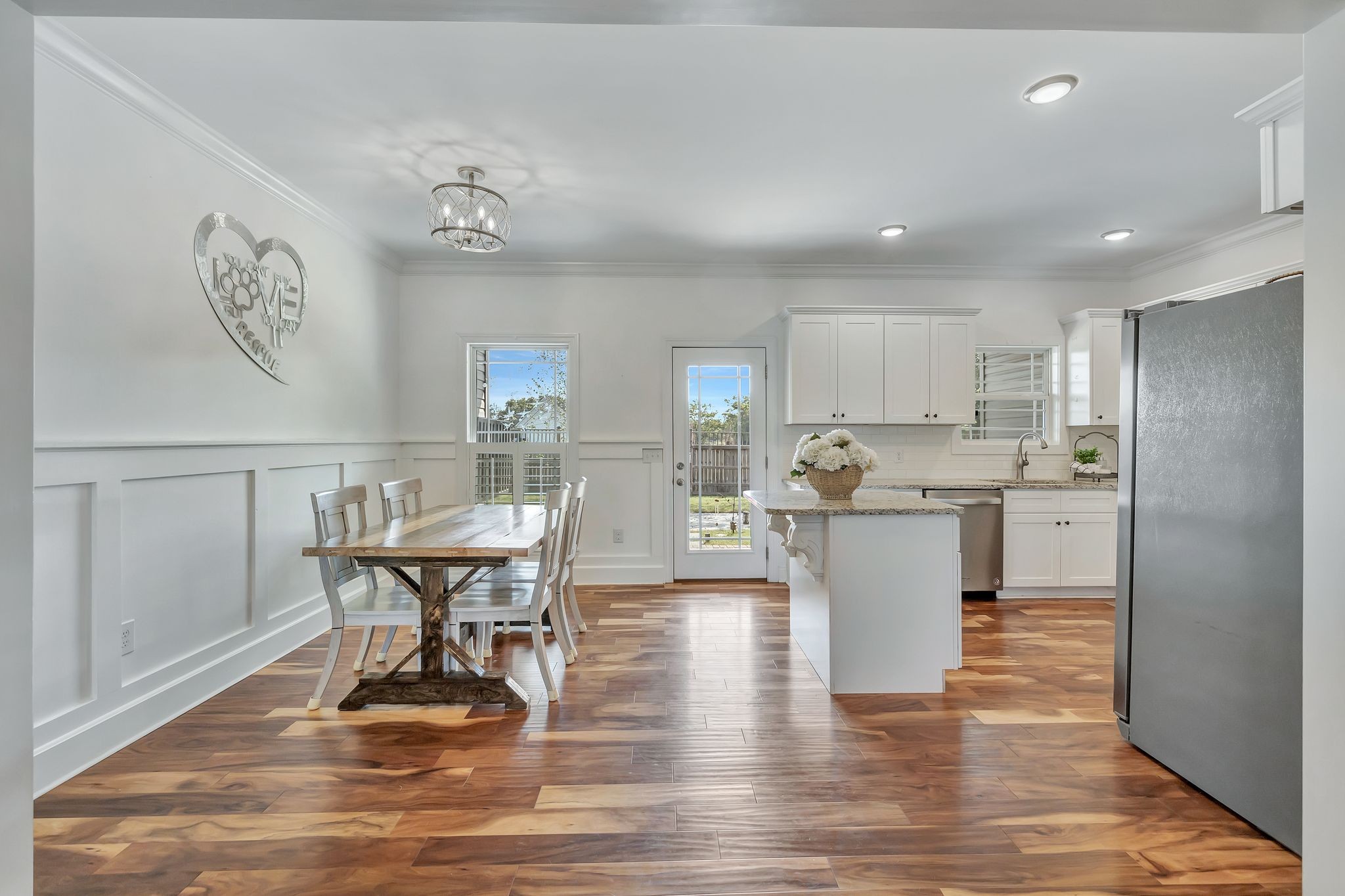 4711 Lunns Store Road Chapel Hill, TN 37034 - Photo 7 of 34 a kitchen with a dining table chairs and refrigerator