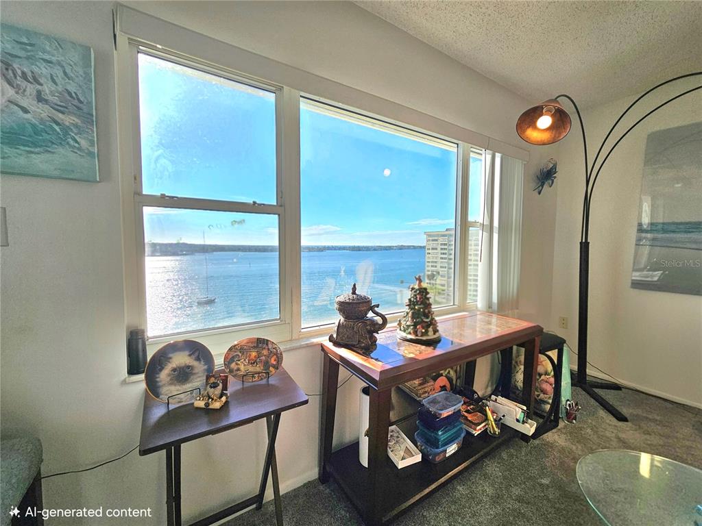 4525 Cove Circle, Unit 1002 St. Petersburg, FL 33708 - Photo 26 of 42 a bedroom with furniture and a window