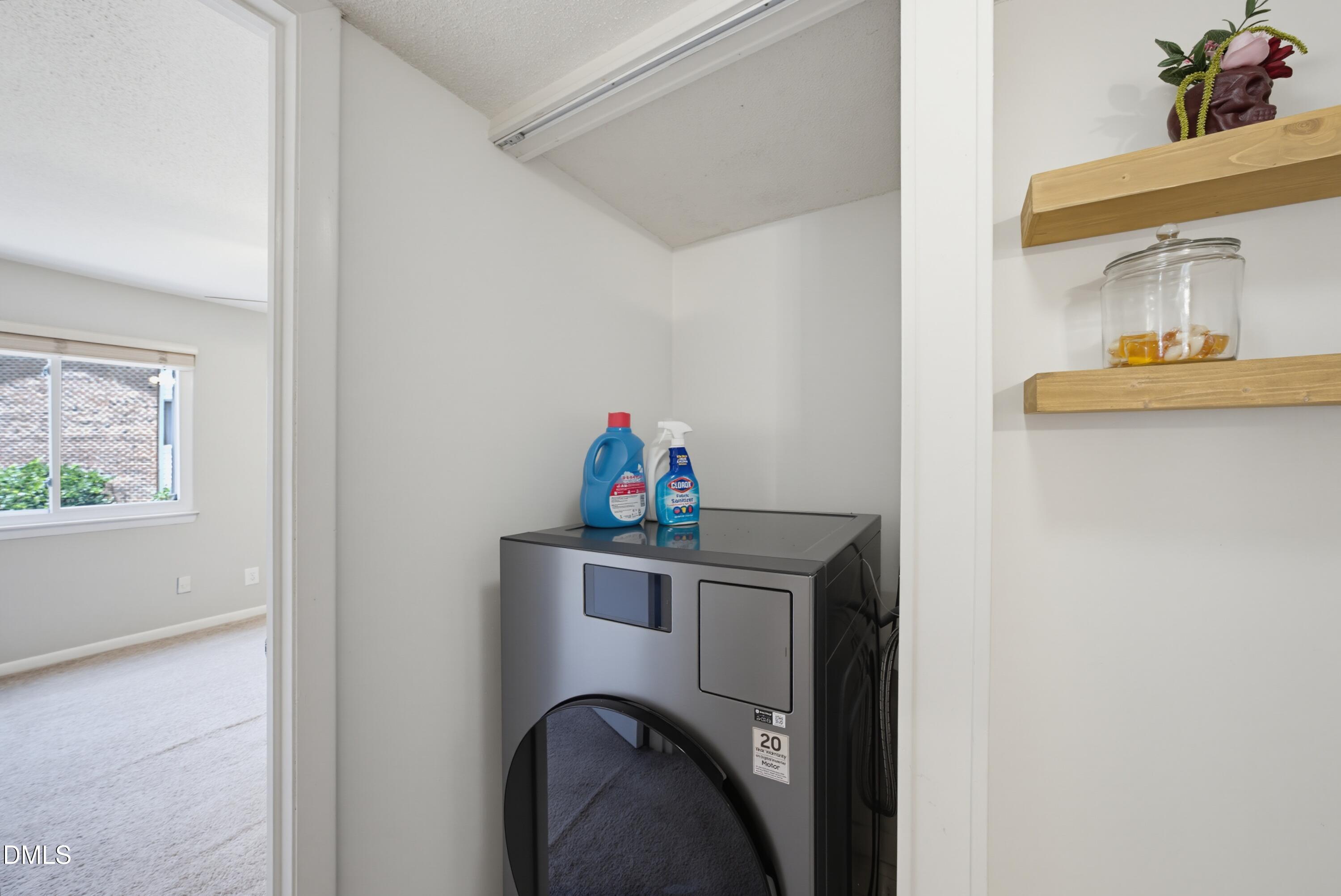 4709 Edwards Mill Road, Unit E Raleigh, NC 27612 - Photo 20 of 25 Laundry Closet