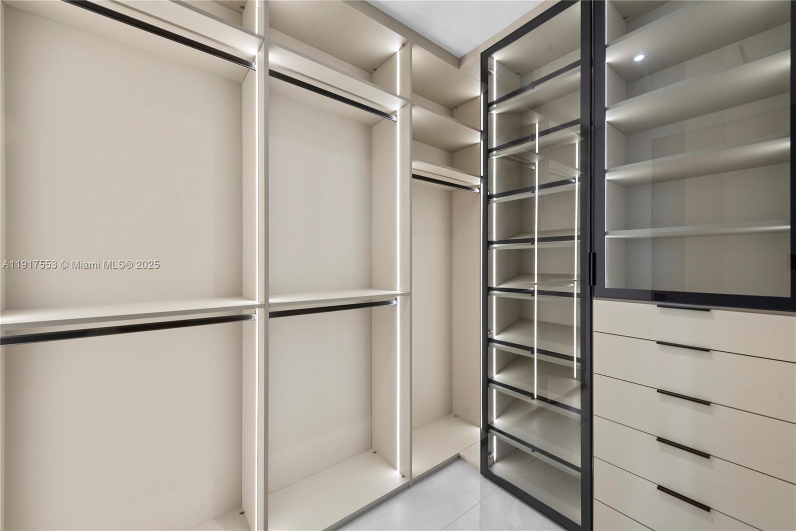 1881 Northeast 196th Terrace Miami, FL 33179 - Photo 64 of 98 a view of an empty walk in closet