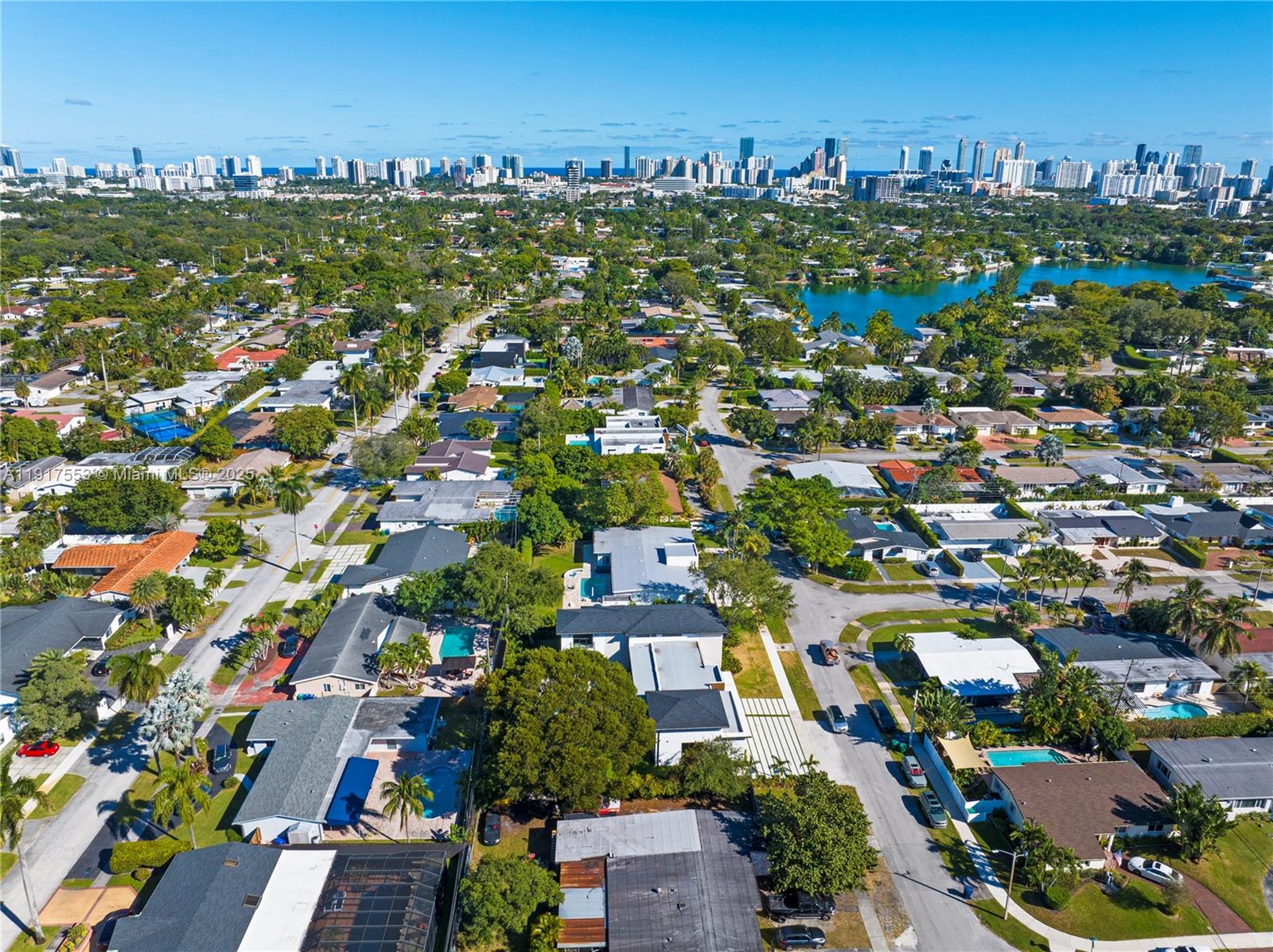 1881 Northeast 196th Terrace Miami, FL 33179 - Photo 90 of 98 an aerial view of multiple house
