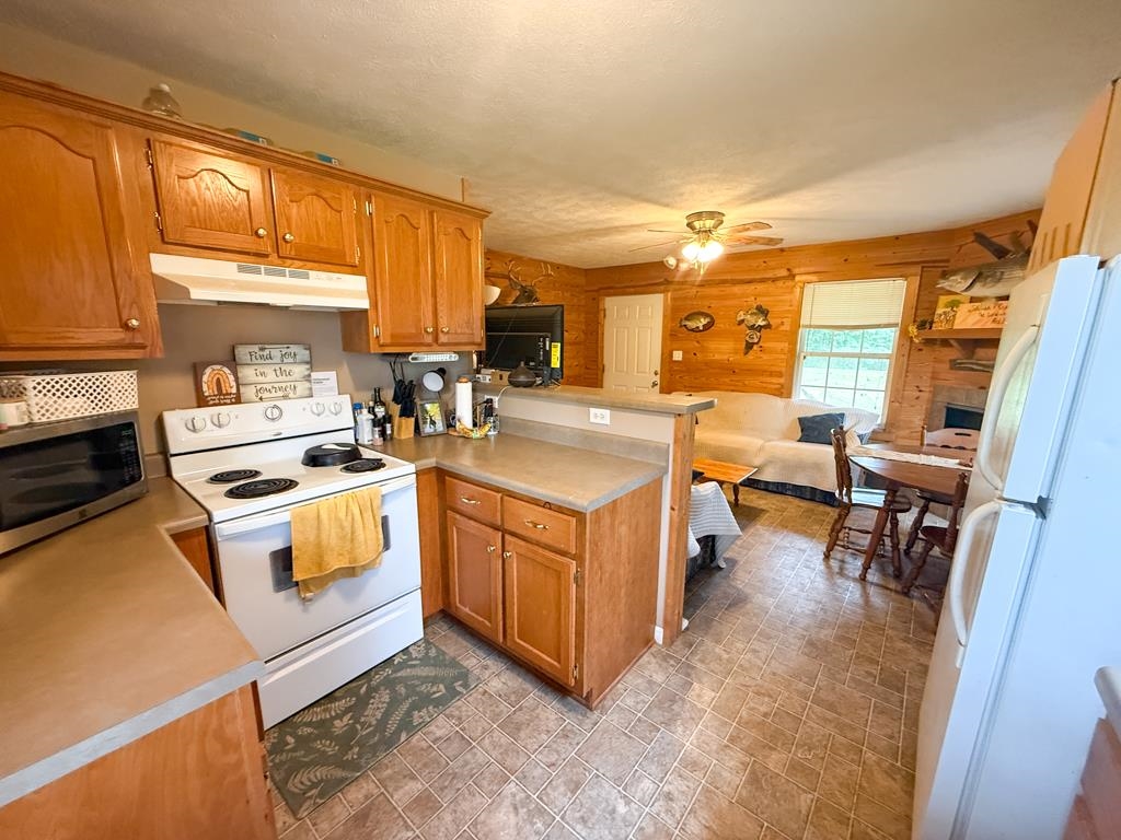 0 Poplar Grove Cemetery Road Henning, TN 38041 - Photo 10 of 40 Kitchen featuring wood cabinetry, laminate countertops, and tile-patterned flooring