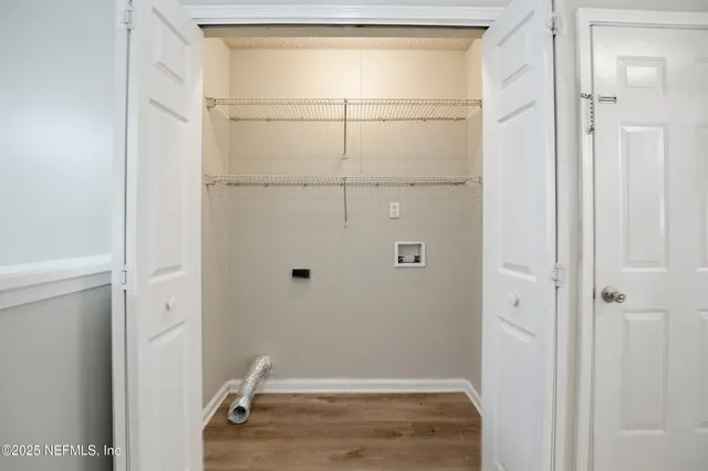 a view of a small space