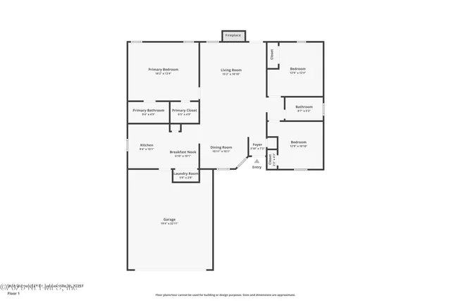 a picture of a floor plan