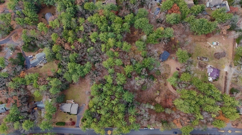 0 Heatherstone Road Amherst, MA 01002 - Photo 2 of 11 an aerial view of residential house with outdoor space and trees all around
