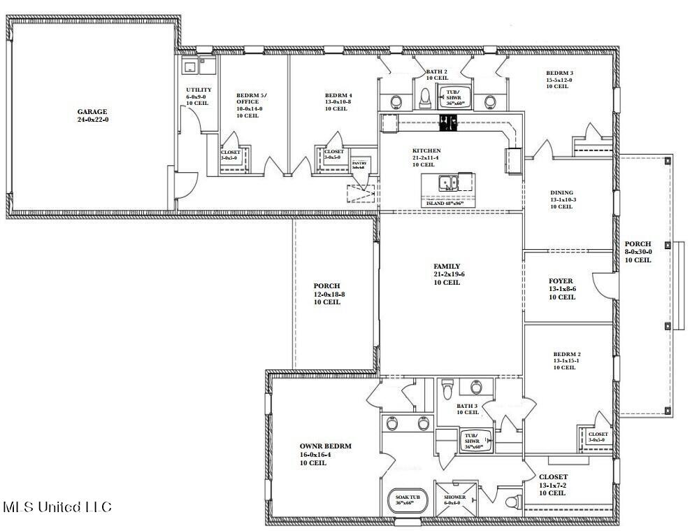 12483 Alphabet Road Gulfport, MS 39503 - Photo 3 of 3 Lot 14 Floor Plan