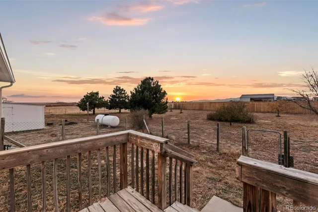 a terrace of a city view