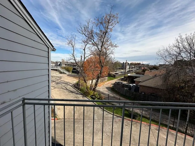 a view of a house with an empty space