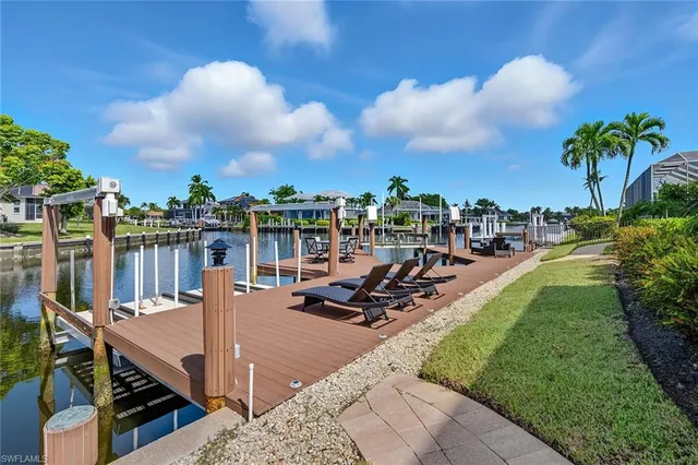 a view of a roof deck with patio