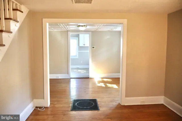 a view of a glass door and a window
