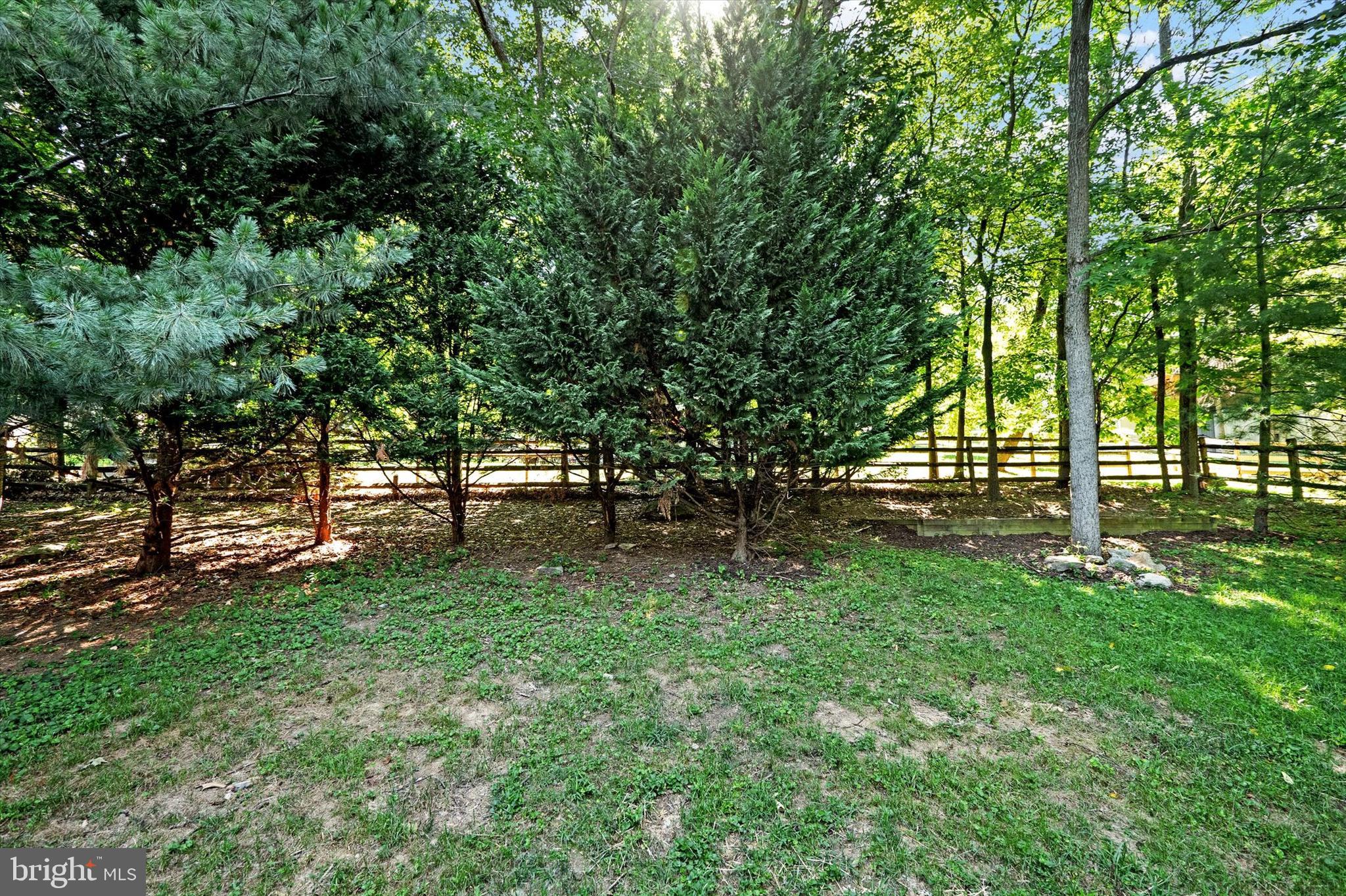 6609 Edgewood Road New Market, MD 21774 - Photo 27 of 37 fenced back yard with mature trees
