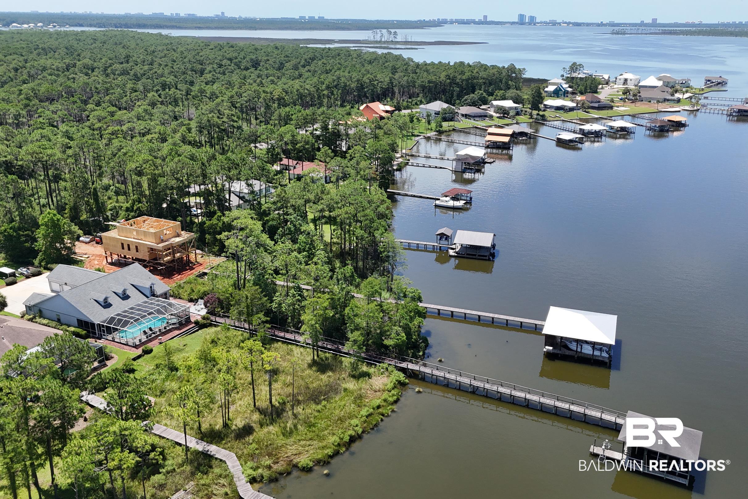 8585 Bay Harbor Road Elberta, AL 36530 - Photo 5 of 51 Bird's eye view of a large body of water