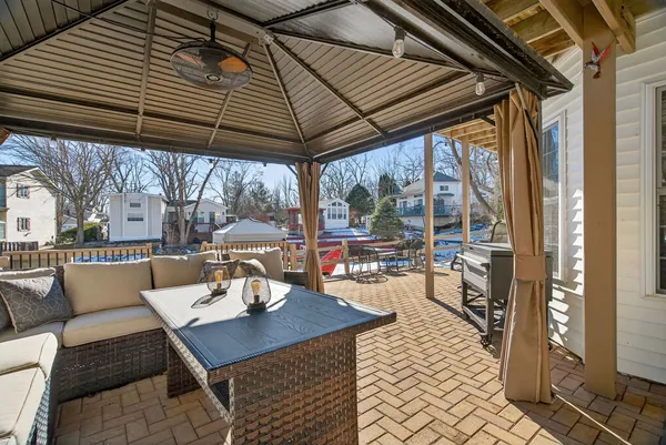 a view of balcony and deck