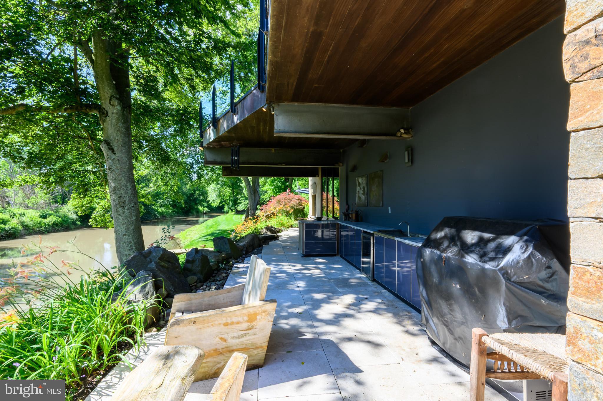 1574 Camp Linden Road West Chester, PA 19382 - Photo 11 of 61 Creekside patio with built-in bar