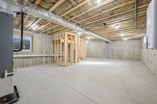 a view of a room with an empty space