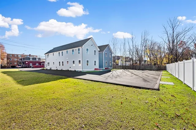 a aerial view of multiple house