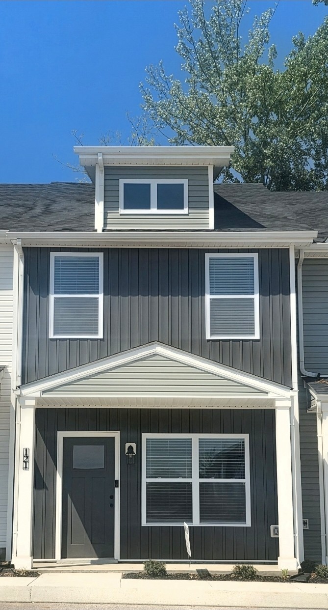a view of building with a window
